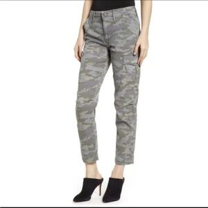 HUDSON Jeans Jane Slim Camo Print Cargo Pants NWT $245 Sz 28